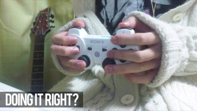 A Complicated-Looking Way To Hold PlayStation Controllers