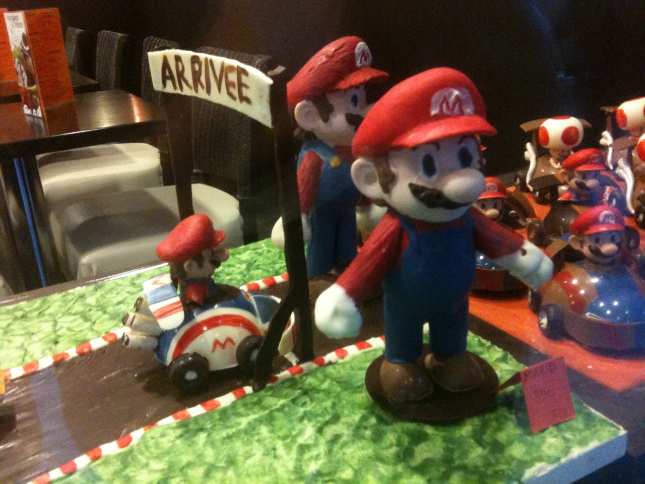 Mario Kart Made Out Of Chocolate