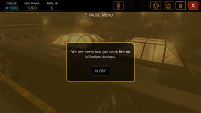 Eidos Disables Your Guns In iOS Deus Ex, If Your Device Is Jailbroken