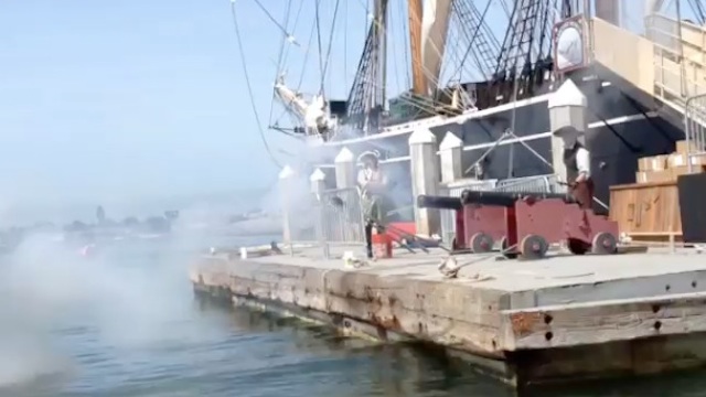 There’s A Pirate Ship Firing Cannons At Comic-Con