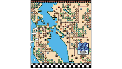 The San Francisco Bay Area Makes For A Fine Mario World-Map