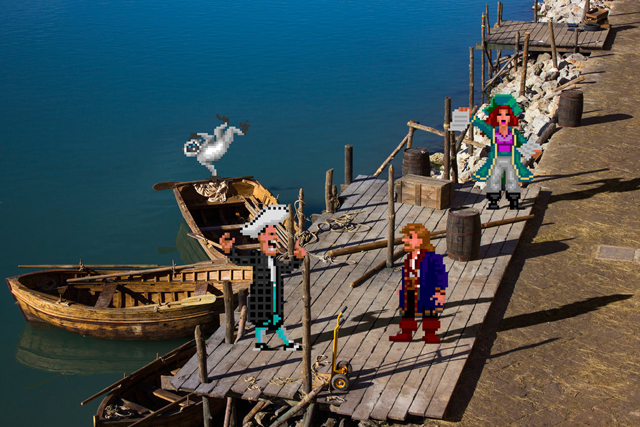 16-Bit Characters Fit Perfectly In Real-Life Environments