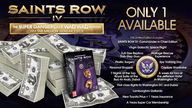 Very Special Edition Of Saints Row IV Costs $US1,000,000