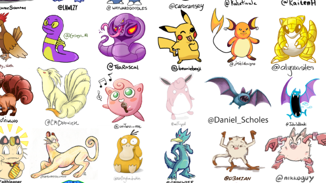 The First 151 Pokémon, Drawn By 151 Different Artists