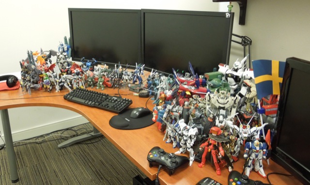 This Game Designer’s Desk Is Overrun With Mecha