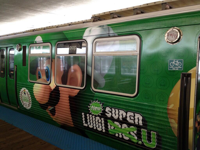 Chicago’s L Becomes The ‘Luigi’ Train For A Day