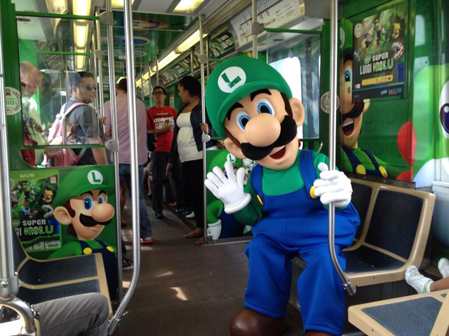Chicago’s L Becomes The ‘Luigi’ Train For A Day