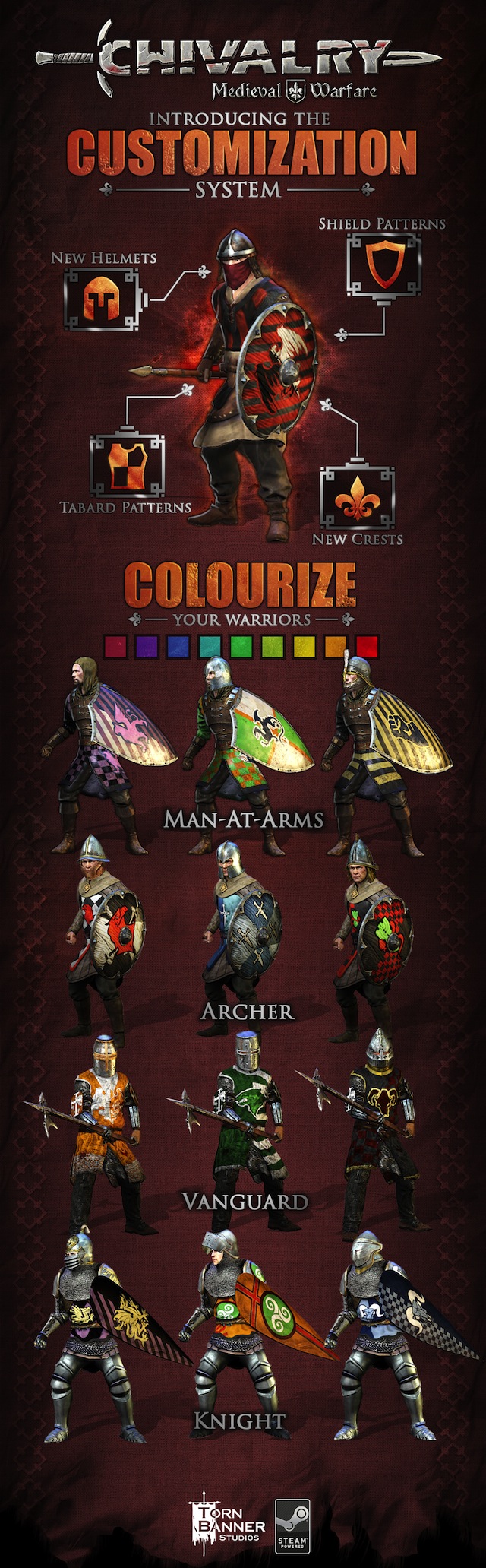Now You Can Paint Your Chivalry Character Pretty, Pretty Colours