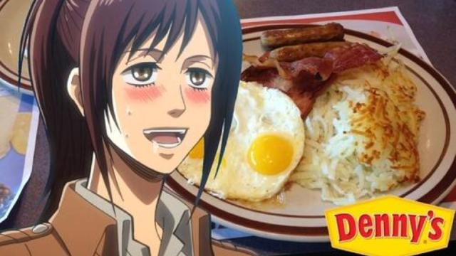 Potato Girl Loves Their Hash Browns: Who Knew That Denny’s Were Such Big Fans Of Attack On Titan?