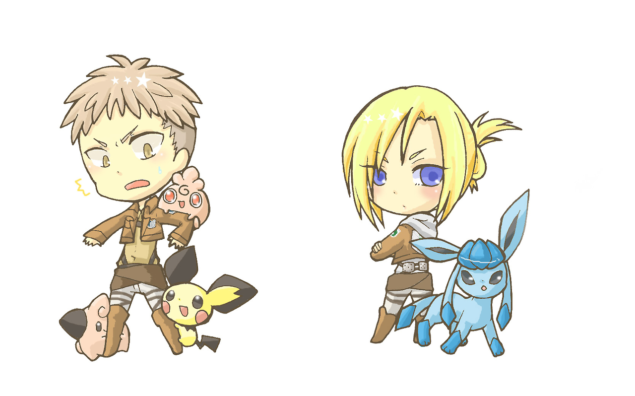 If Attack On Titan Characters Were Pokemon Trainers…
