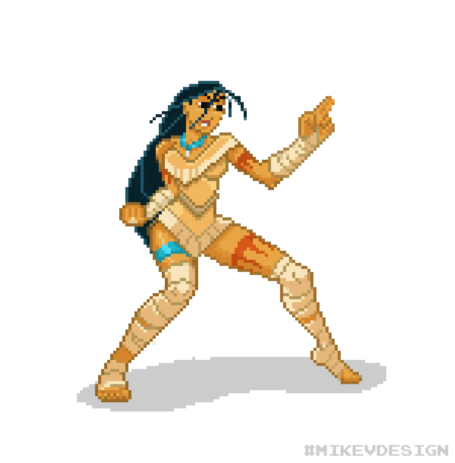 If Disney Princesses Were Old-School Street Fighter Characters…