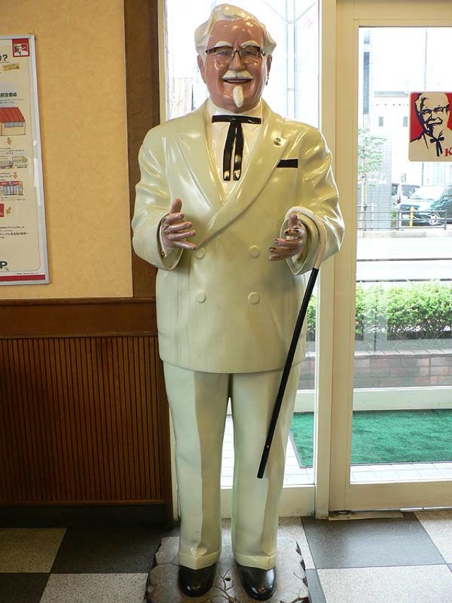Colonel Sanders Dressed Up Like Never Before