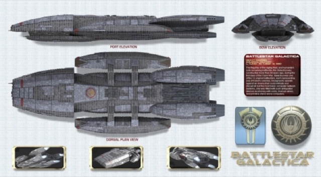 Battlestar Galactica Confused With Futuristic Aircraft Carriers