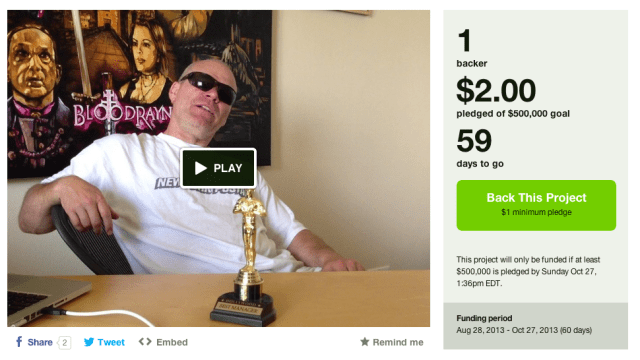 Uwe Boll’s On Kickstarter Raising Money For Postal 2