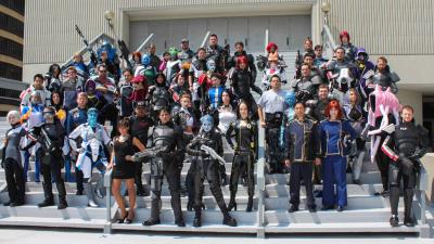 Now That’s A Lot Of Mass Effect Cosplayers!