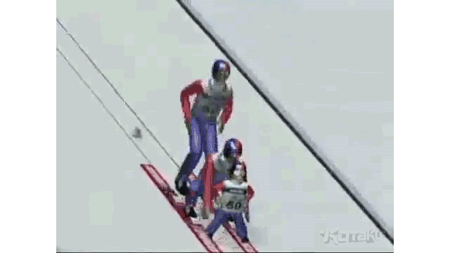 The Way Americans Ski Jump Is Bonkers… According To A Japanese Game