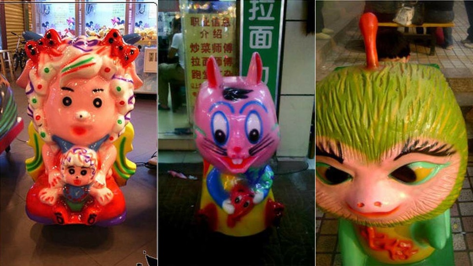 These Chinese Kids’ Rides Are Terrifying