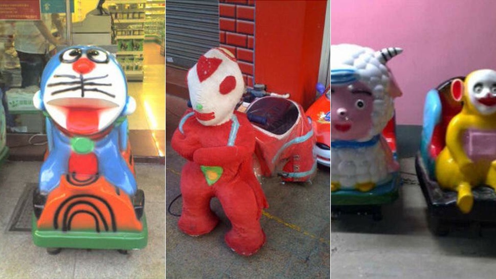 These Chinese Kids’ Rides Are Terrifying