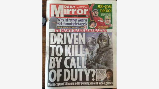 Driven To Kill By Call Of Duty? Question Mark?