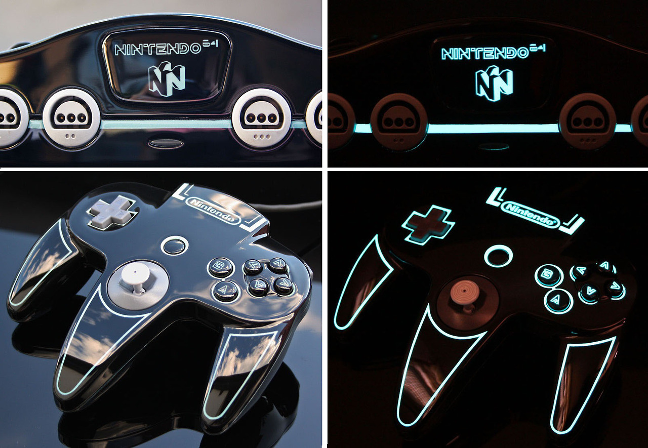 An N64 That Looks Like It’s Straight Out Of Tron