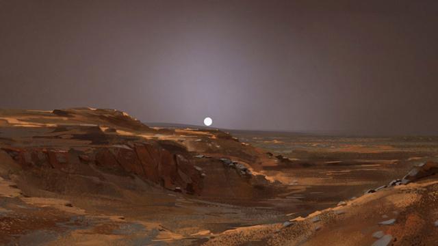 Fine Art: Sunset On Mars? Not Romantic