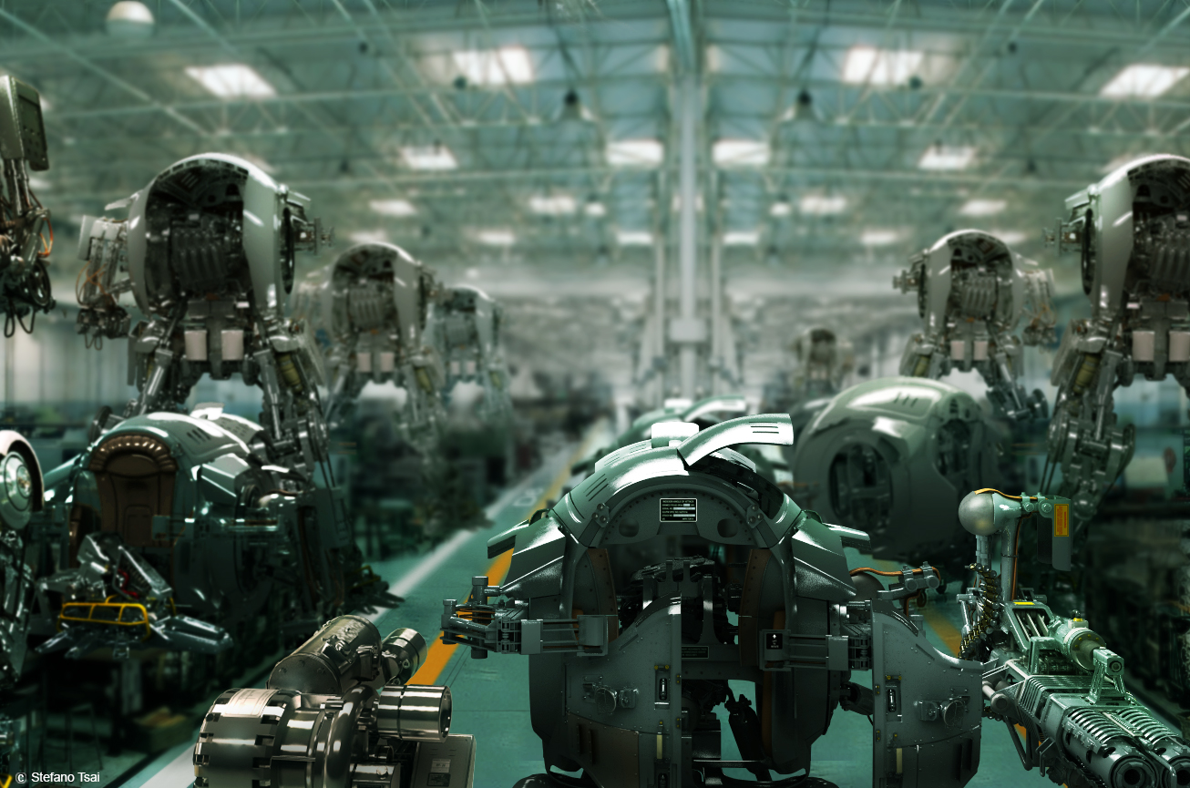 Fine Art: Robot Factories Are Where Shiny Gun Arms Are Made