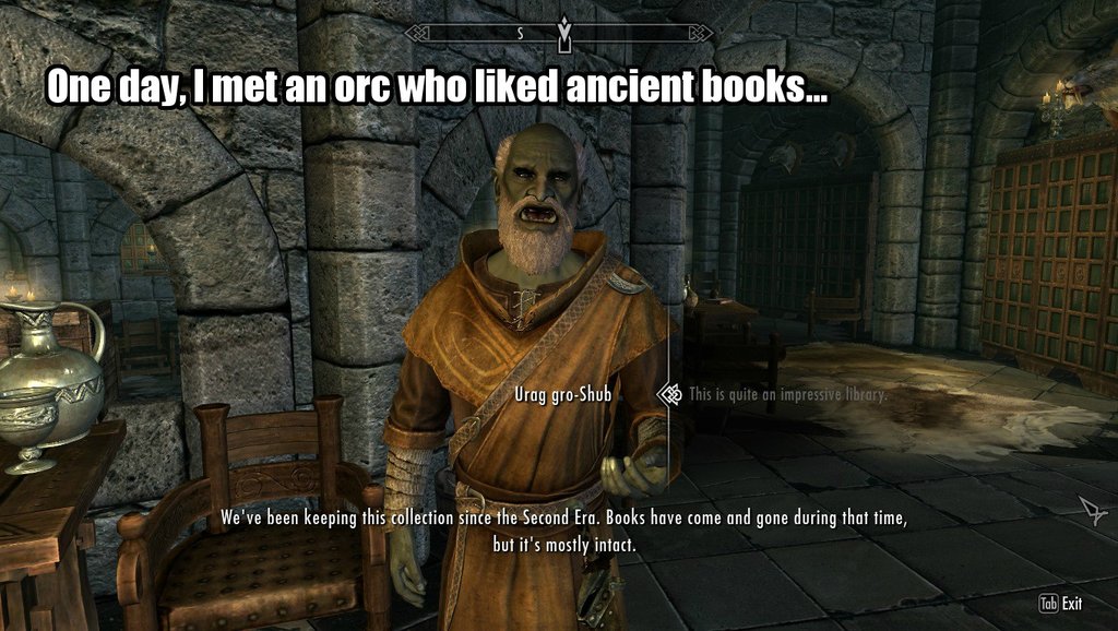 OK, Maybe The High King Of Skyrim Can Be A Nice Guy. Sorta