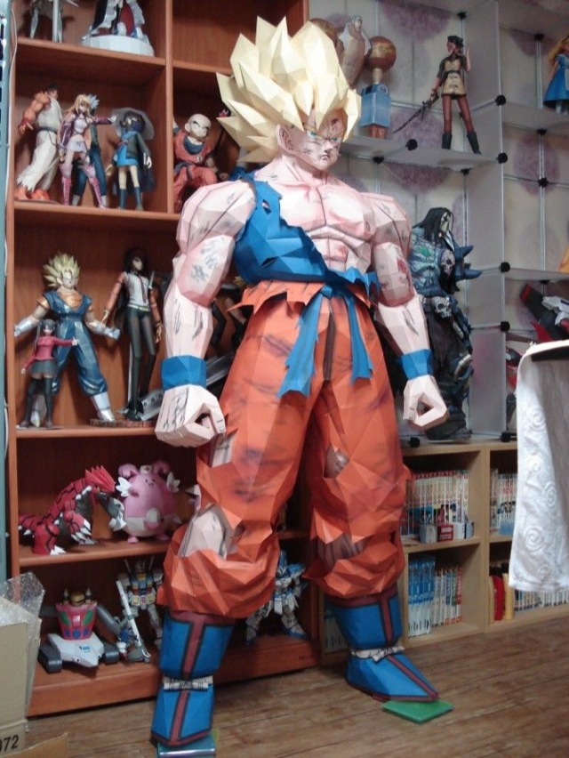 Life-Sized Dragon Ball Z Papercraft Is Over 9000!