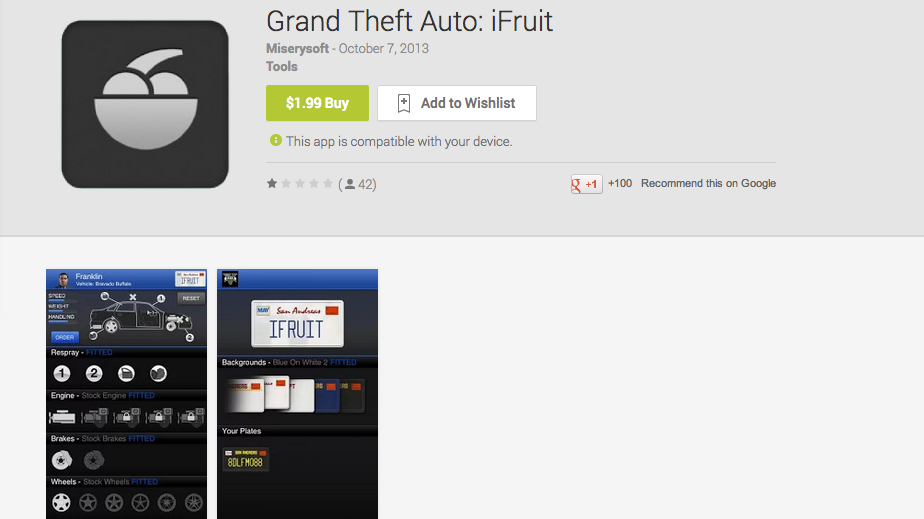 Rockstar removes GTA 5 iFruit app from Google Play and App Store