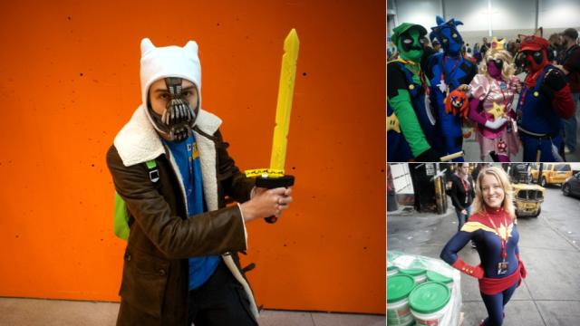 NYCC Cosplay: Zombie Mario, Wonder Tot, And … Adventure Time Bane?