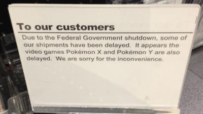Pokémon Is The Latest Casualty Of The Government Shutdown