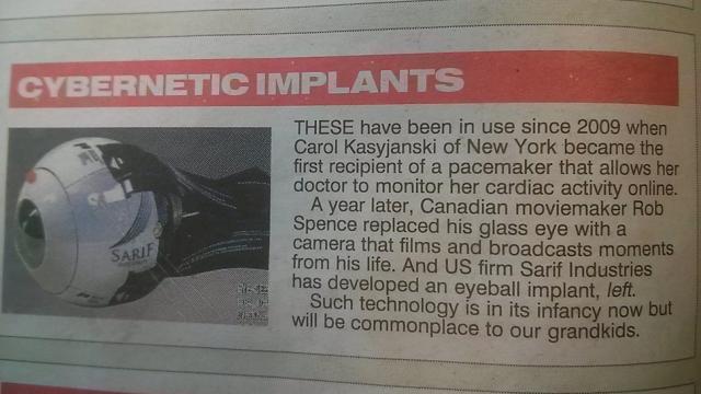 British Newspaper Mistakes Deus Ex For Real Life