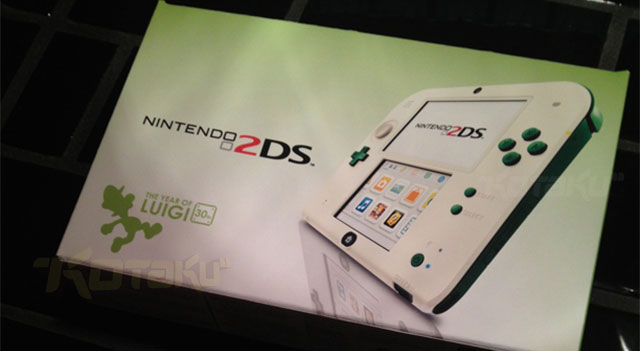 We Might Be Getting A Luigi-Themed 2DS