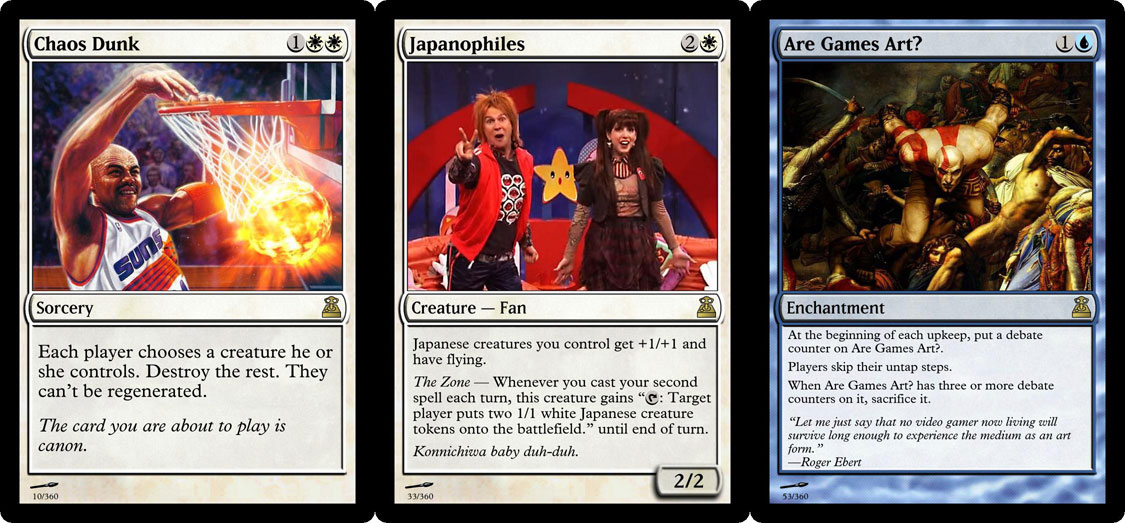 Gabe Newell, EA And…Kotaku Are Now Magic Card Characters