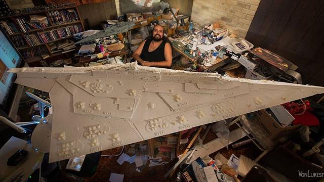 Hero Building A Star Destroyer As Big As A Room