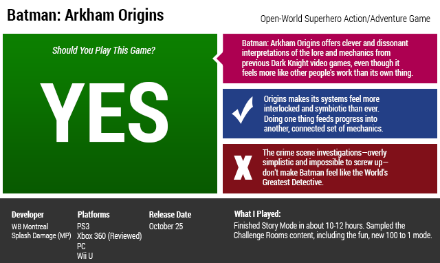 Batman: Arkham Origins: The Kotaku Review