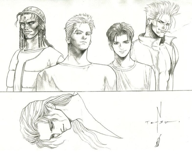 Unseen Tetsuya Nomura Sketches From The 1990s