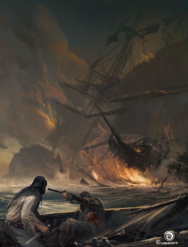 Fine Art: Enough Assassin’s Creed IV Concept Art To Shiver Your Timbers