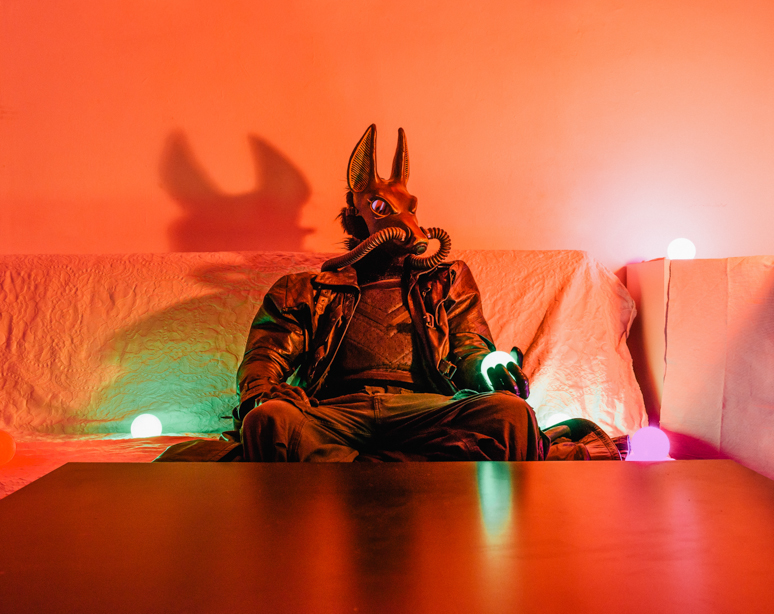 Cosplayers Relaxing At Home