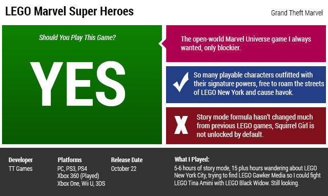 LEGO Marvel Super Heroes: The Kotaku Review