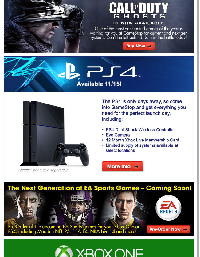 GameStop Is Super Helpful, Reminds You To Get Xbox Live For Your PS4