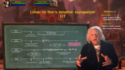 Let Doc Brown Explain Warlords Of Draenor’s Confusing Timeline