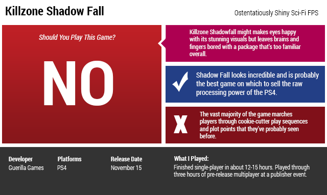 ​Killzone Shadow Fall: The Kotaku Review