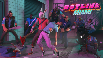 Team Fortress 2 Bunny Mask And Hotline Miami