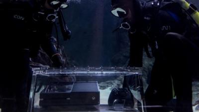 Someone Stuck An Xbox One At The Bottom Of A Shark Tank In New Zealand