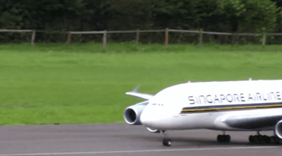 Giant Model Aeroplane Has Tiny Jet Engines, Weighs As Much As Grown Man