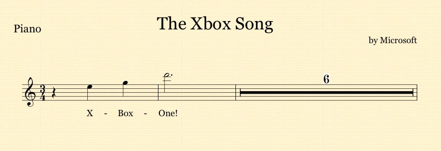 ​When You Start Up The Xbox One, It Plays A Pretty Song