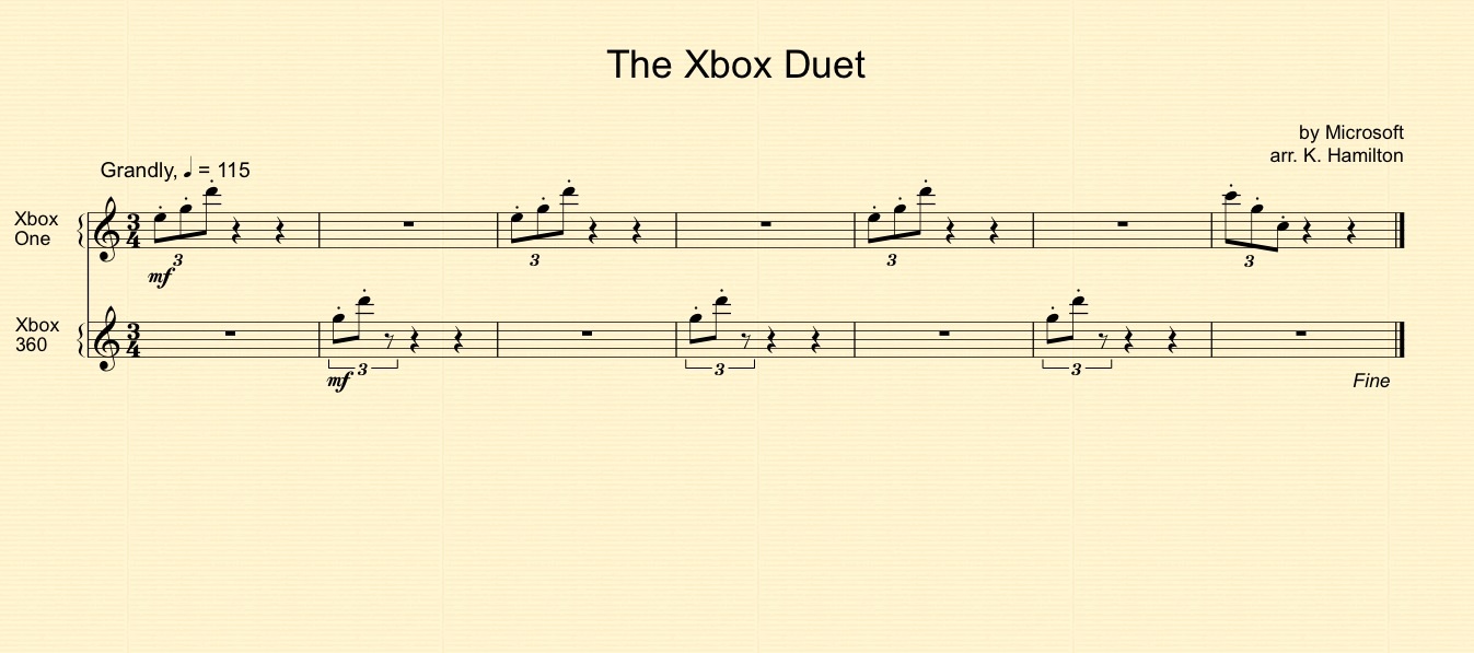 ​When You Start Up The Xbox One, It Plays A Pretty Song