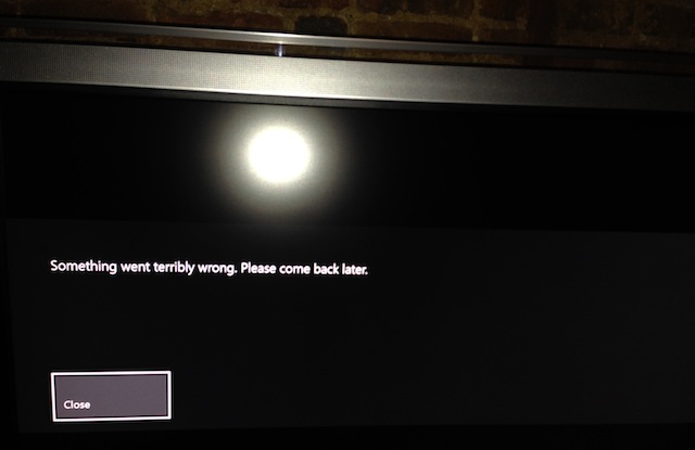 Xbox One Has The Best Error Messages