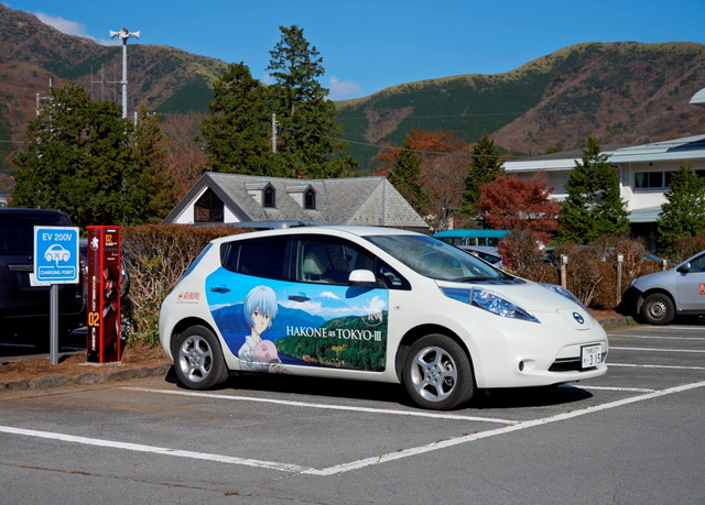 Yes, Anime Style Electric Car Charging Stations Exist In Japan